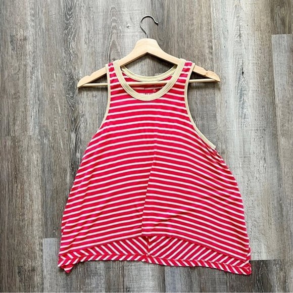 Free People We The Free Stripe Loose Tank - Picture 1 of 6